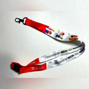 FREE w/ Purchase - Add to Bundle  - Nintendo Switch Mario & Friends Lanyard 🍄🔧